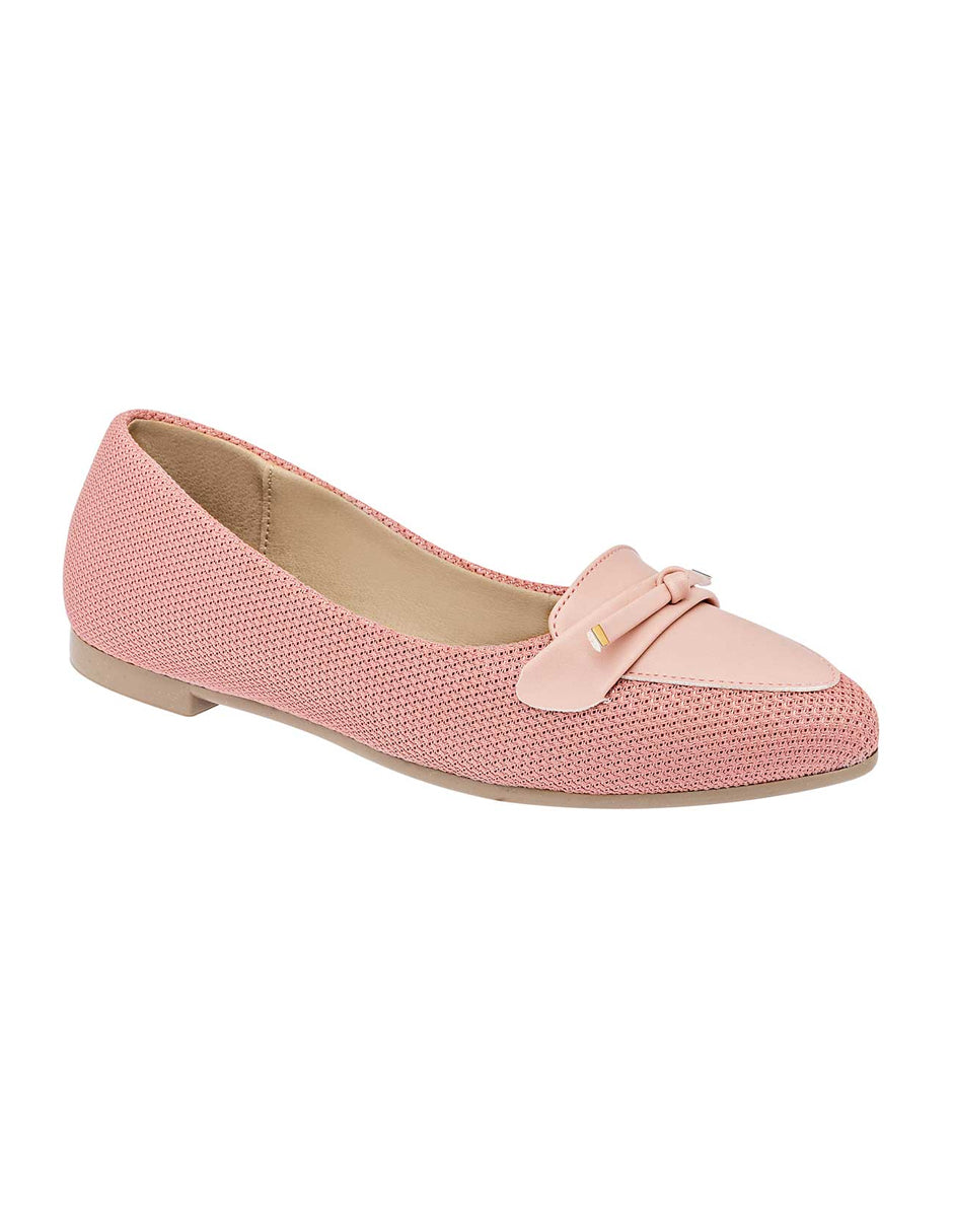 Flats clásicas Exterior Textil Color Rosa Para Mujer De RBCOLLECTION