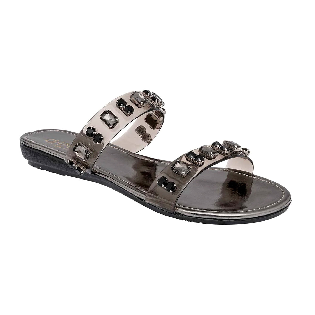 Sandalias de piso Exterior Sintético Color Negro Para Mujer De RBBASICS