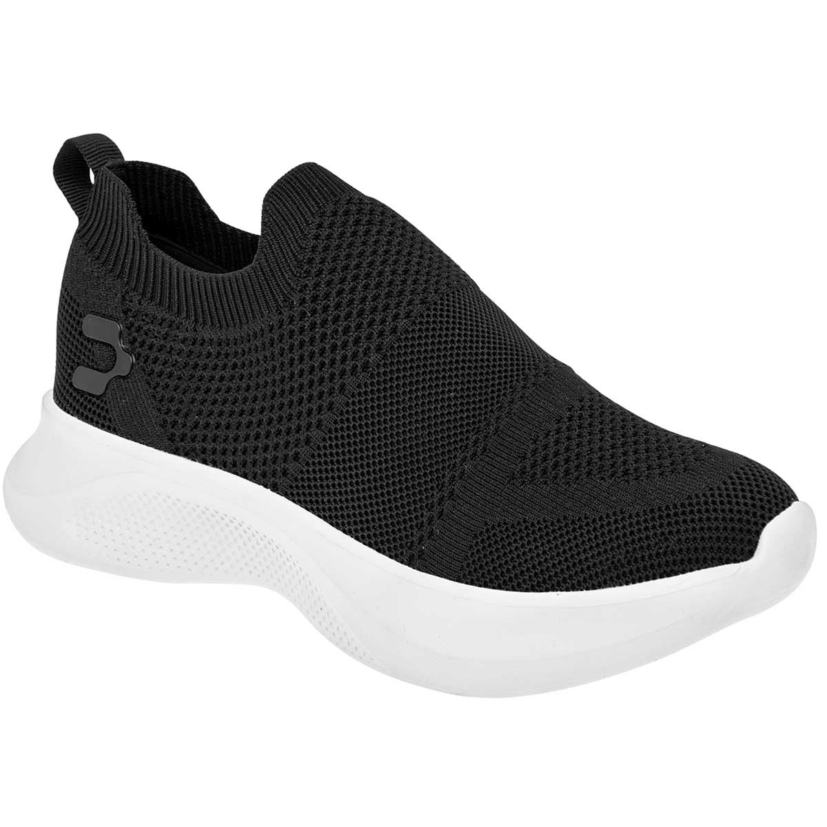 Zapato Confort Exterior Textil Color Negro Para Mujer De Charly