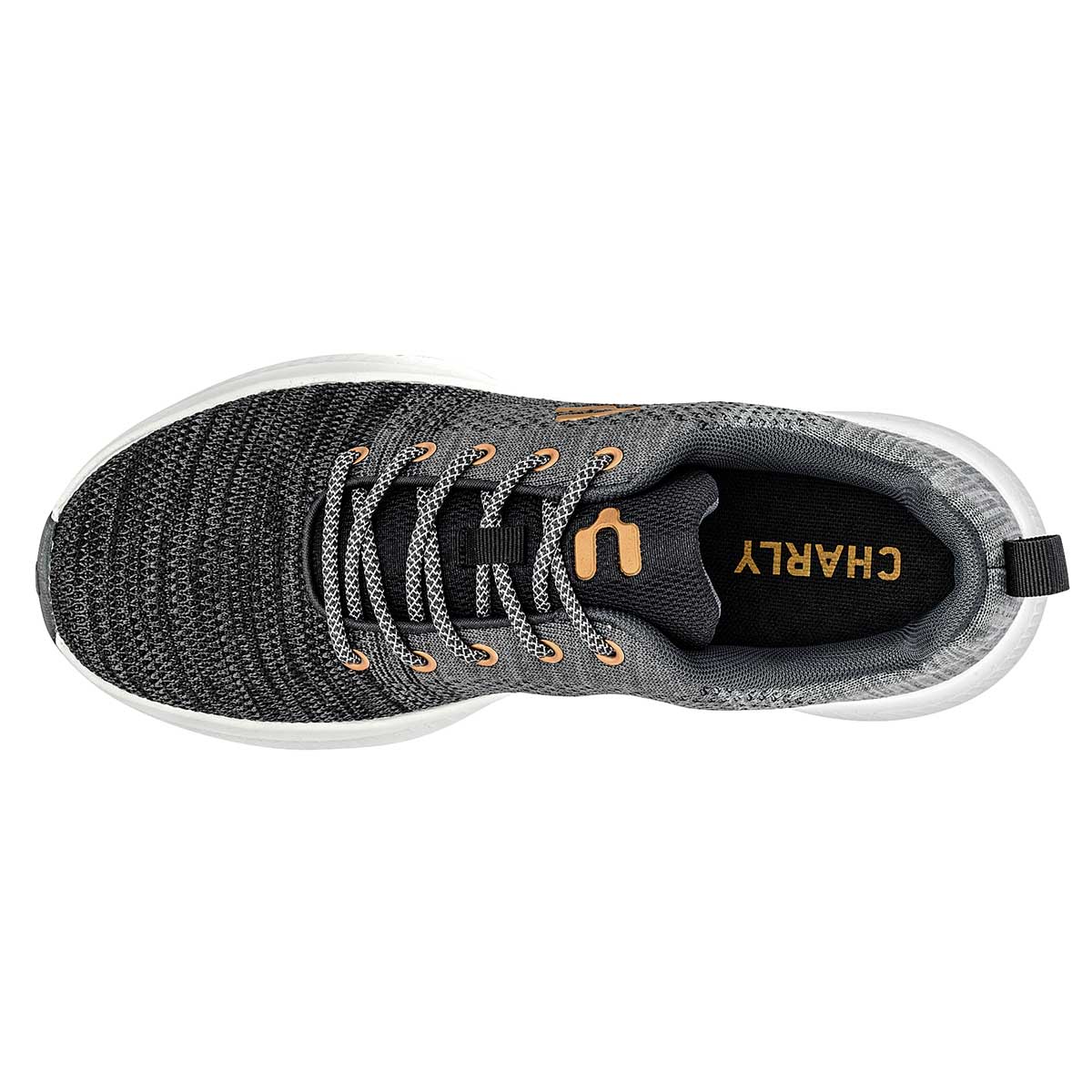 Tenis Tipo deportivo Exterior Textil Color Negro Con Gris Para Hombre De Charly