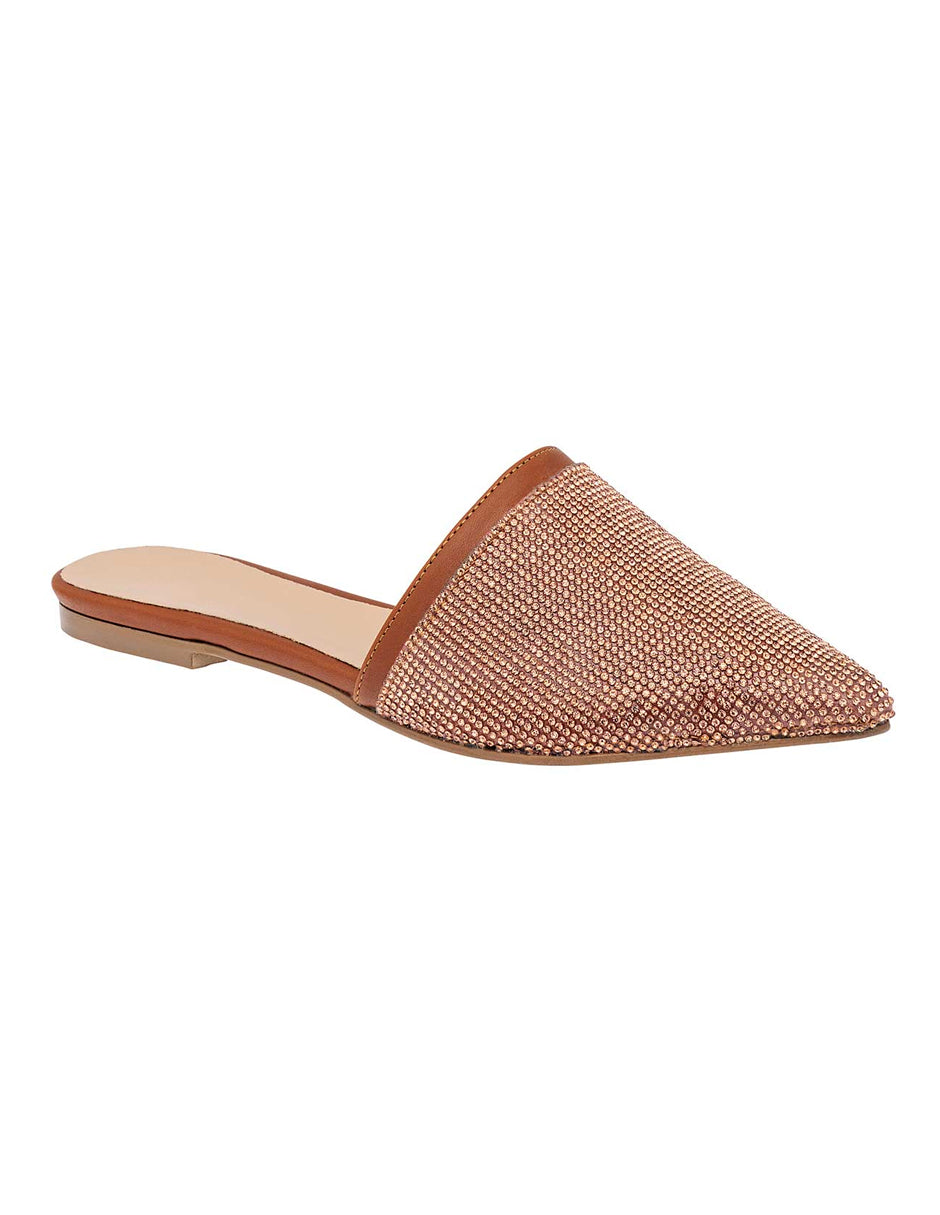 Flats clásicas Exterior Sintético Color Camel Para Mujer De RBCOLLECTION