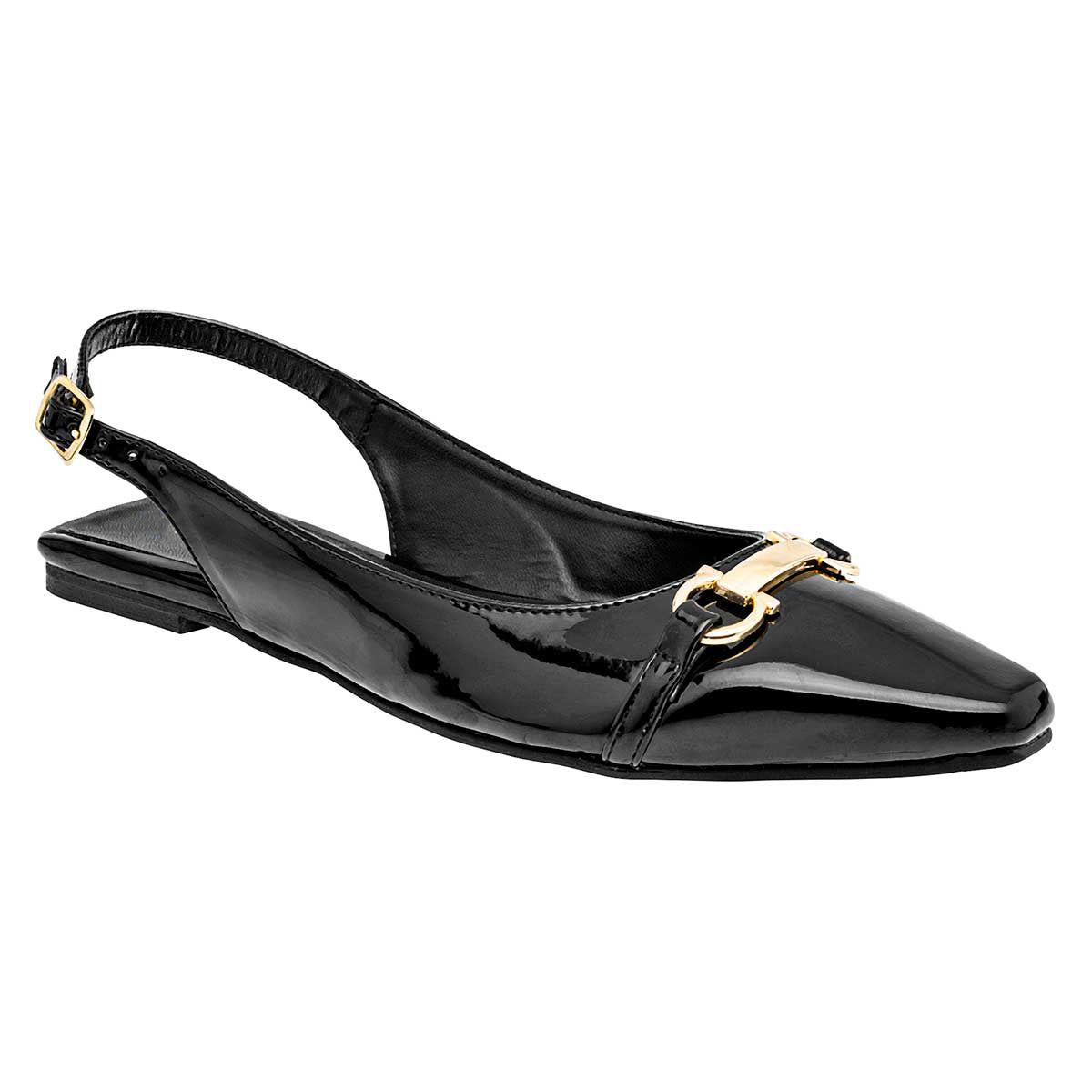 Sandalias con plataforma Exterior Sintético Color Negro De Charol Para Mujer De RBCOLLECTION