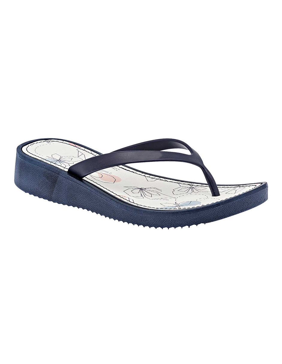 Sandalias clásicas Exterior Sintético Color Marino Para Mujer De RBBASICS