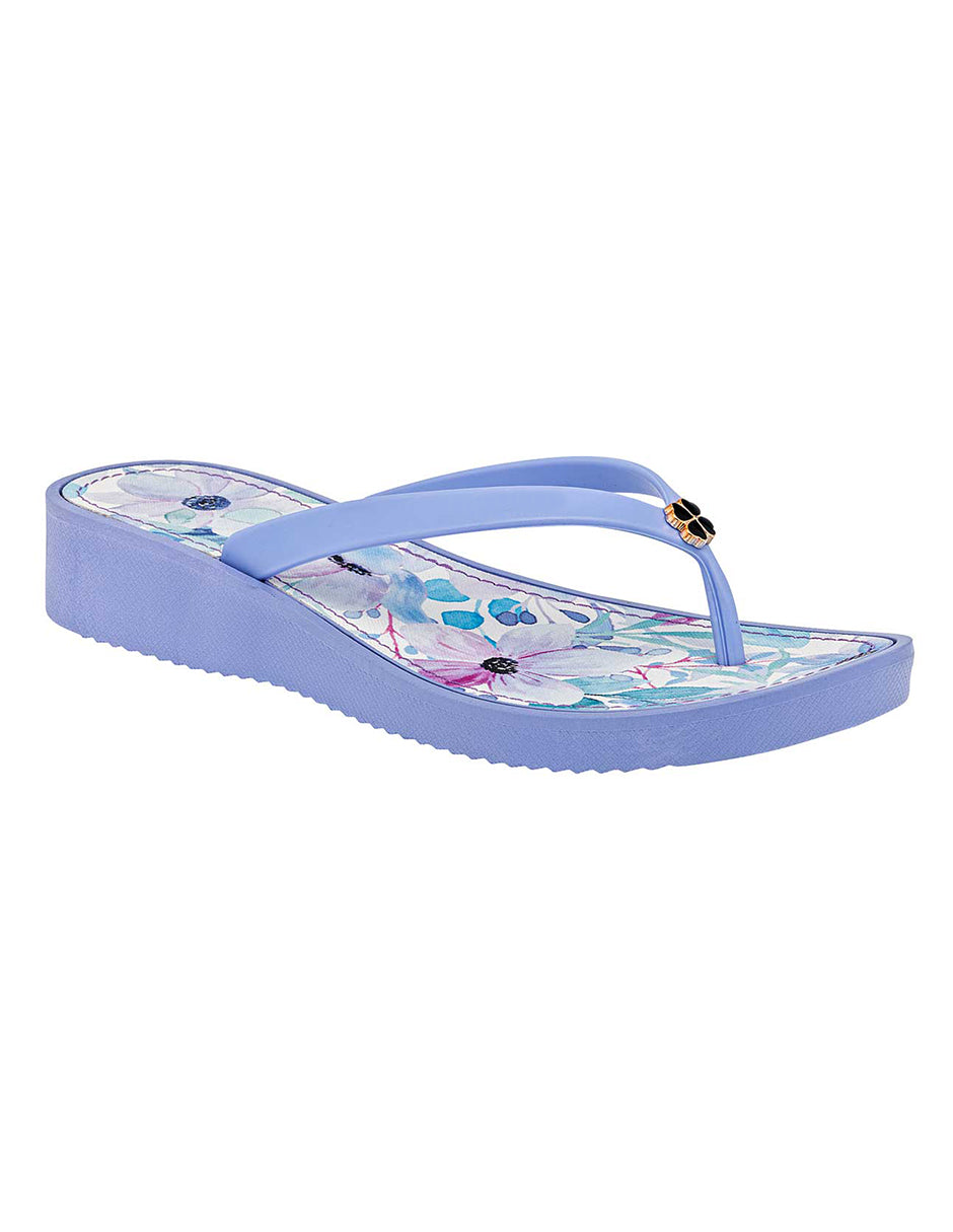 Sandalias clásicas Exterior Sintético Color Lila Para Mujer De RBBASICS