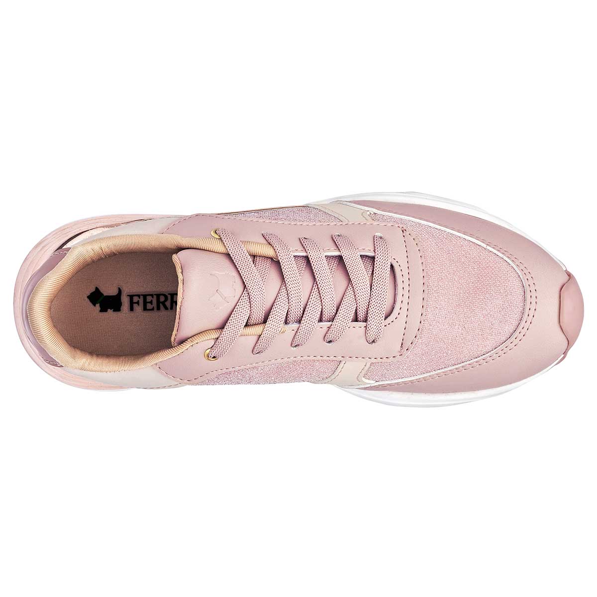 Tenis tipo Deportivo Exterior Textil Color Rosa Para Mujer De Ferrioni