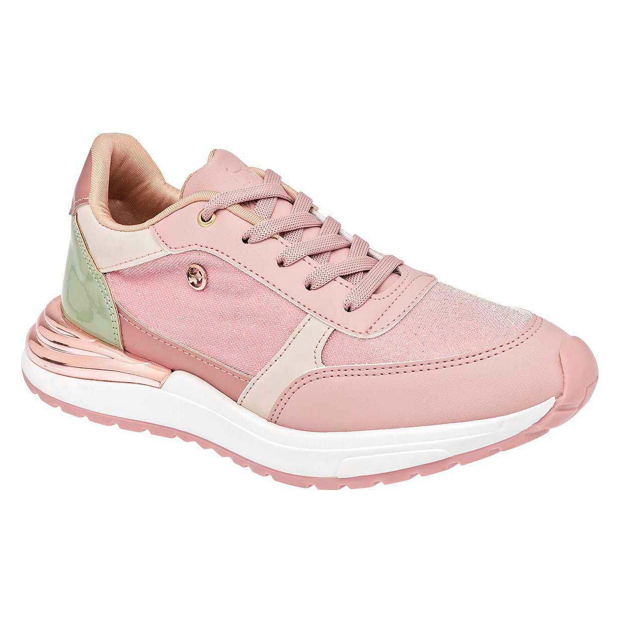 Tenis tipo Deportivo Exterior Textil Color Rosa Para Mujer De Ferrioni