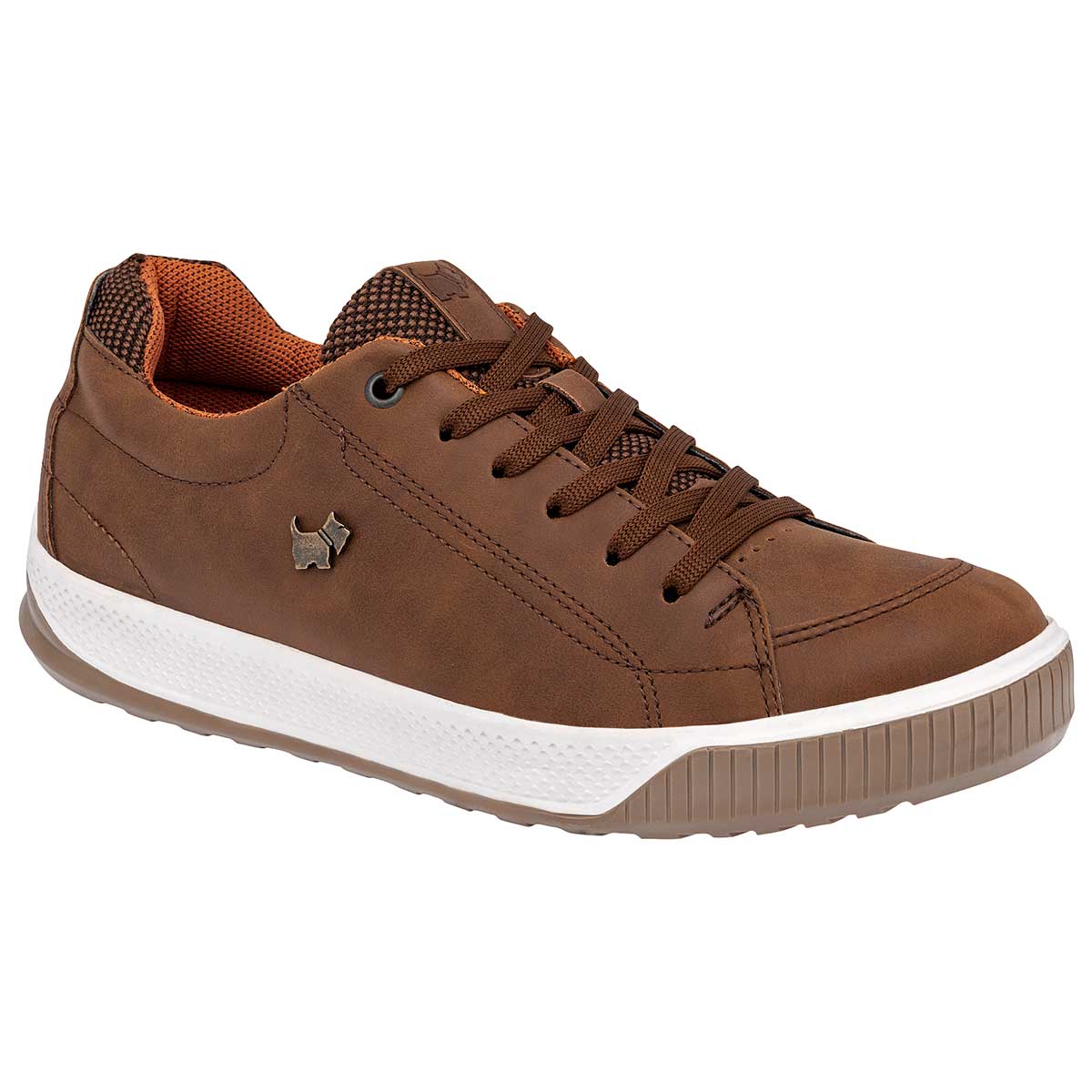 Tenis Tipo deportivo Exterior Sintético Color Camel Para Hombre De Ferrioni