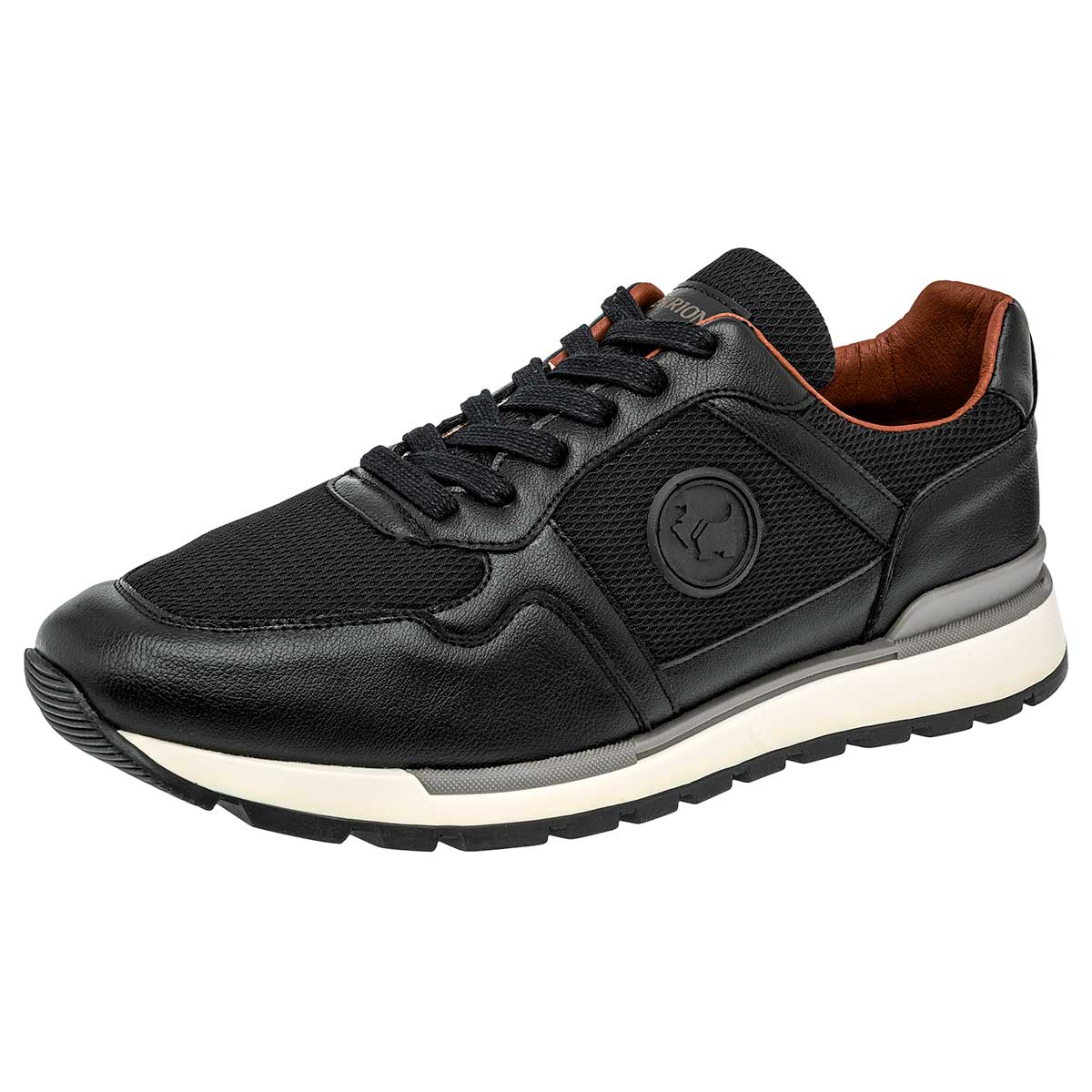 Tenis Tipo deportivo Exterior Sintético Color Negro Para Hombre De Ferrioni