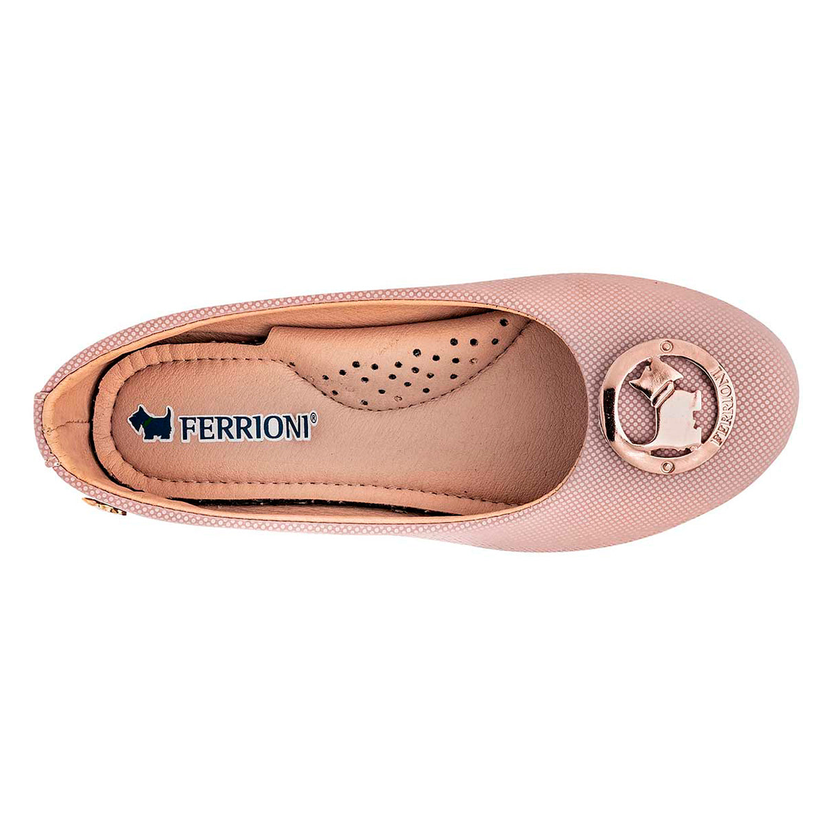 Flats clásicas Exterior Sintético Color Rosa Para Mujer De Ferrioni