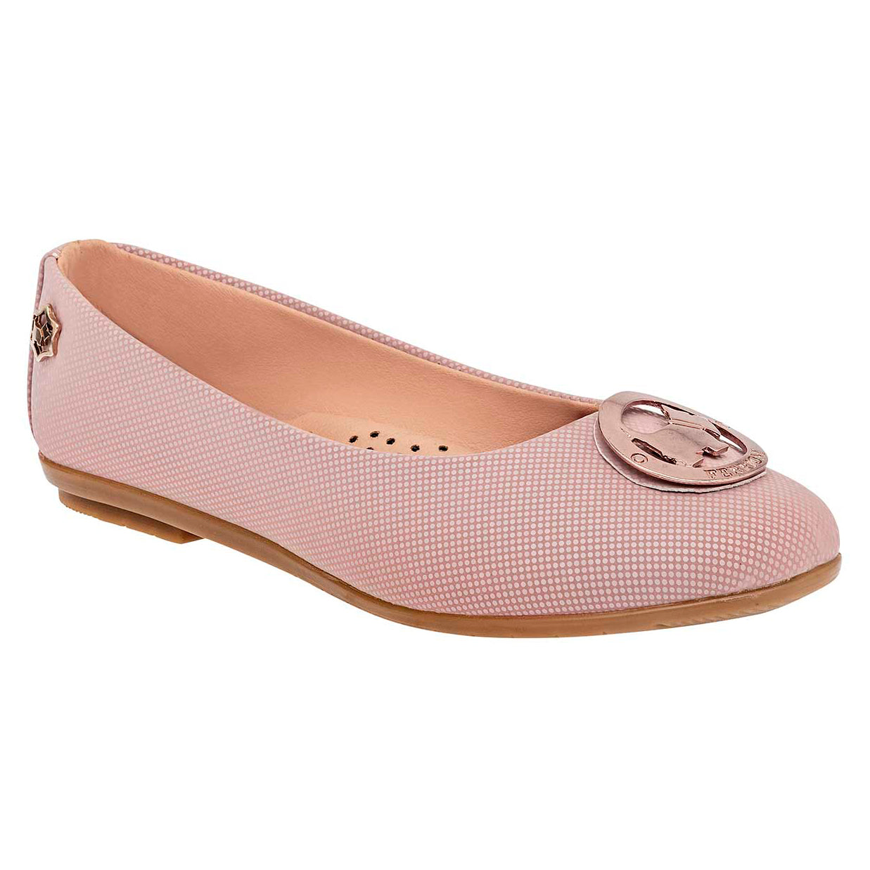 Flats clásicas Exterior Sintético Color Rosa Para Mujer De Ferrioni