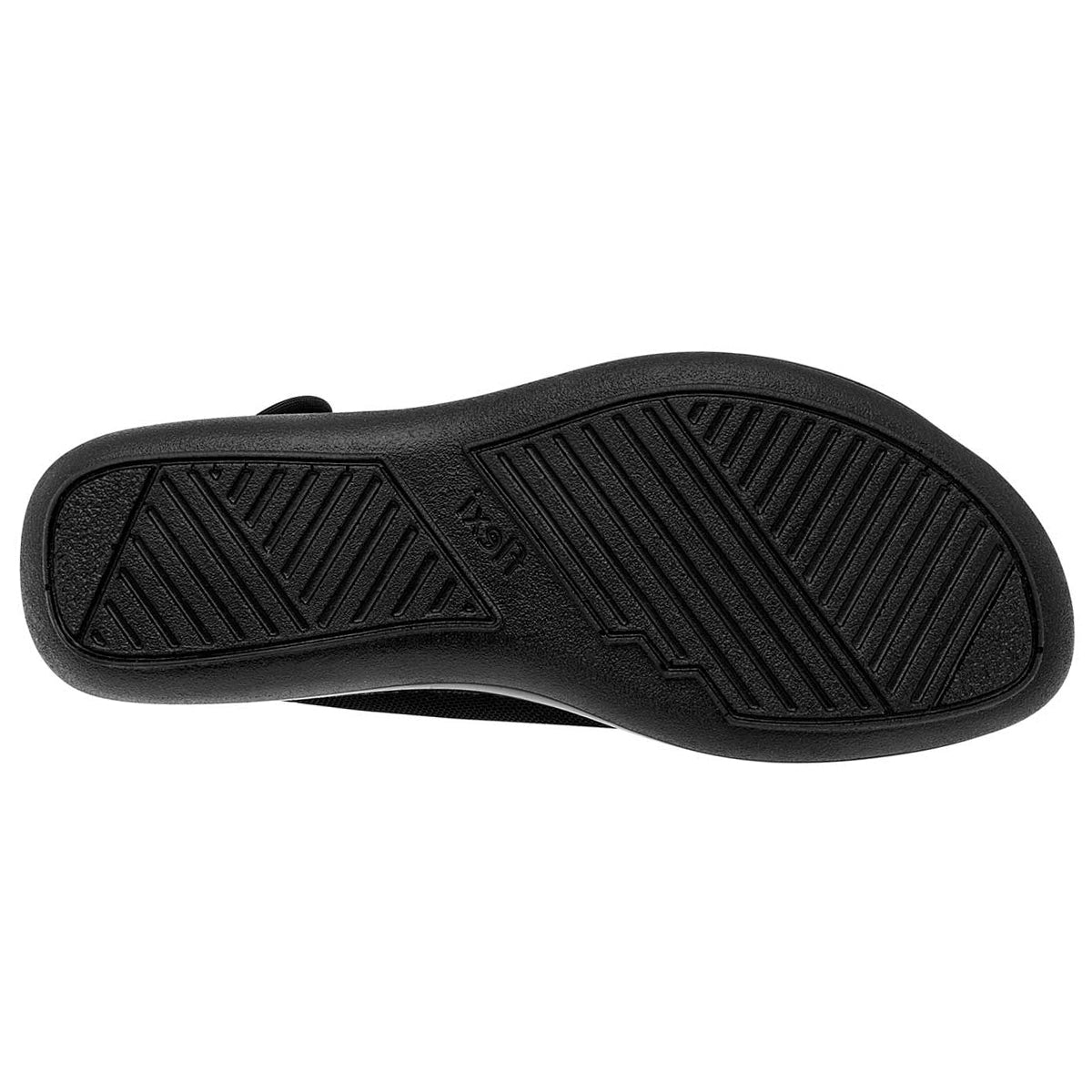 Sandalias de piso Exterior Textil Color Negro Para Mujer De FLEXI