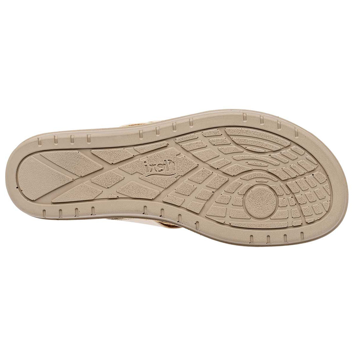 Sandalias de piso Exterior Piel Color Beige  Para Mujer De FLEXI