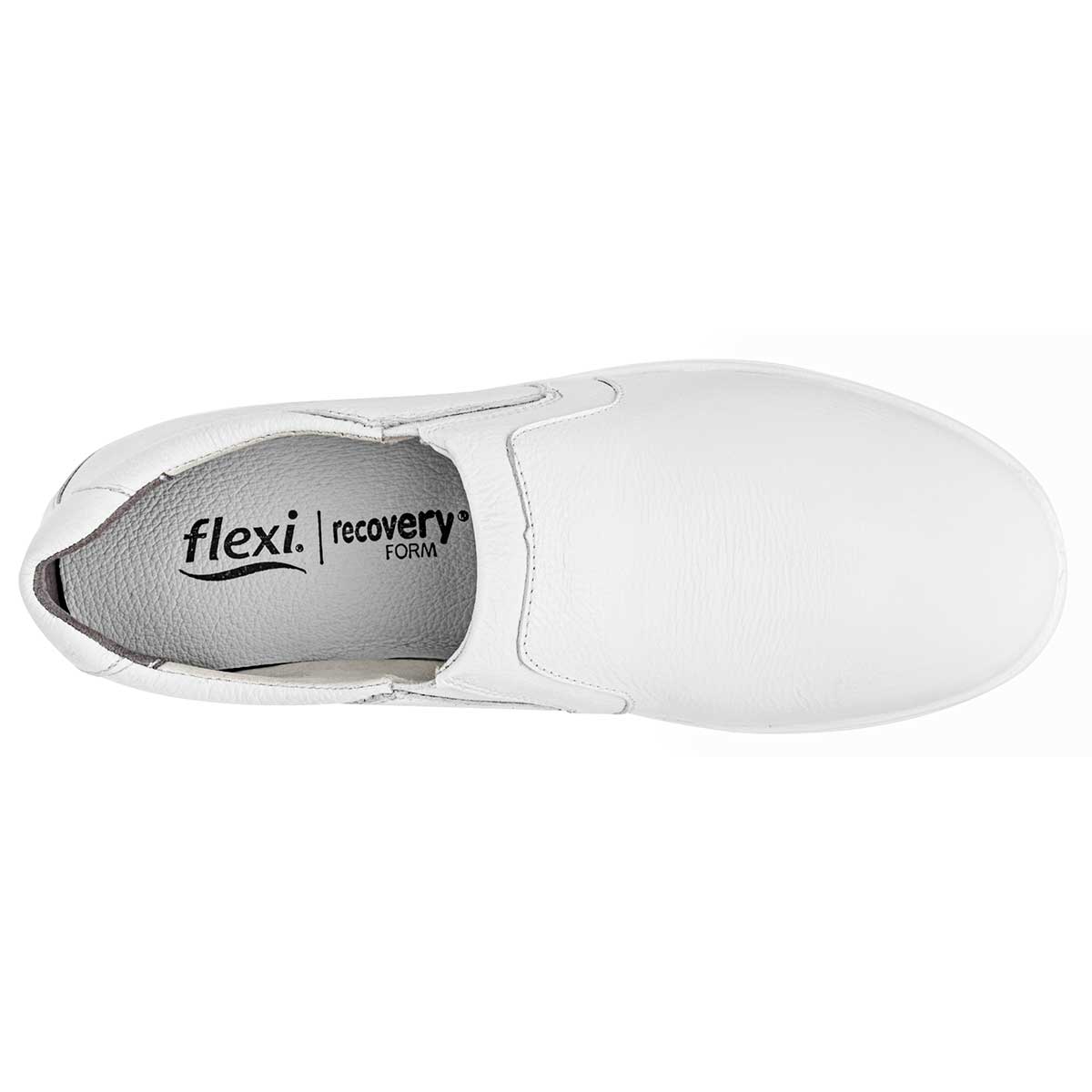 Zapato Mary Jane Exterior Piel Color Blanco Para Mujer De Flexi