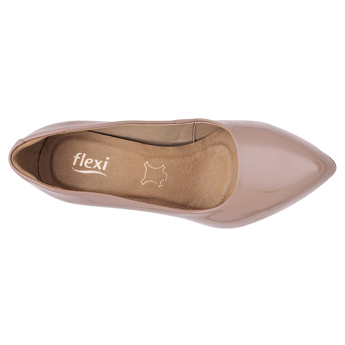 Zapatillas Exterior Piel Color Beige Para Mujer  De Flexi