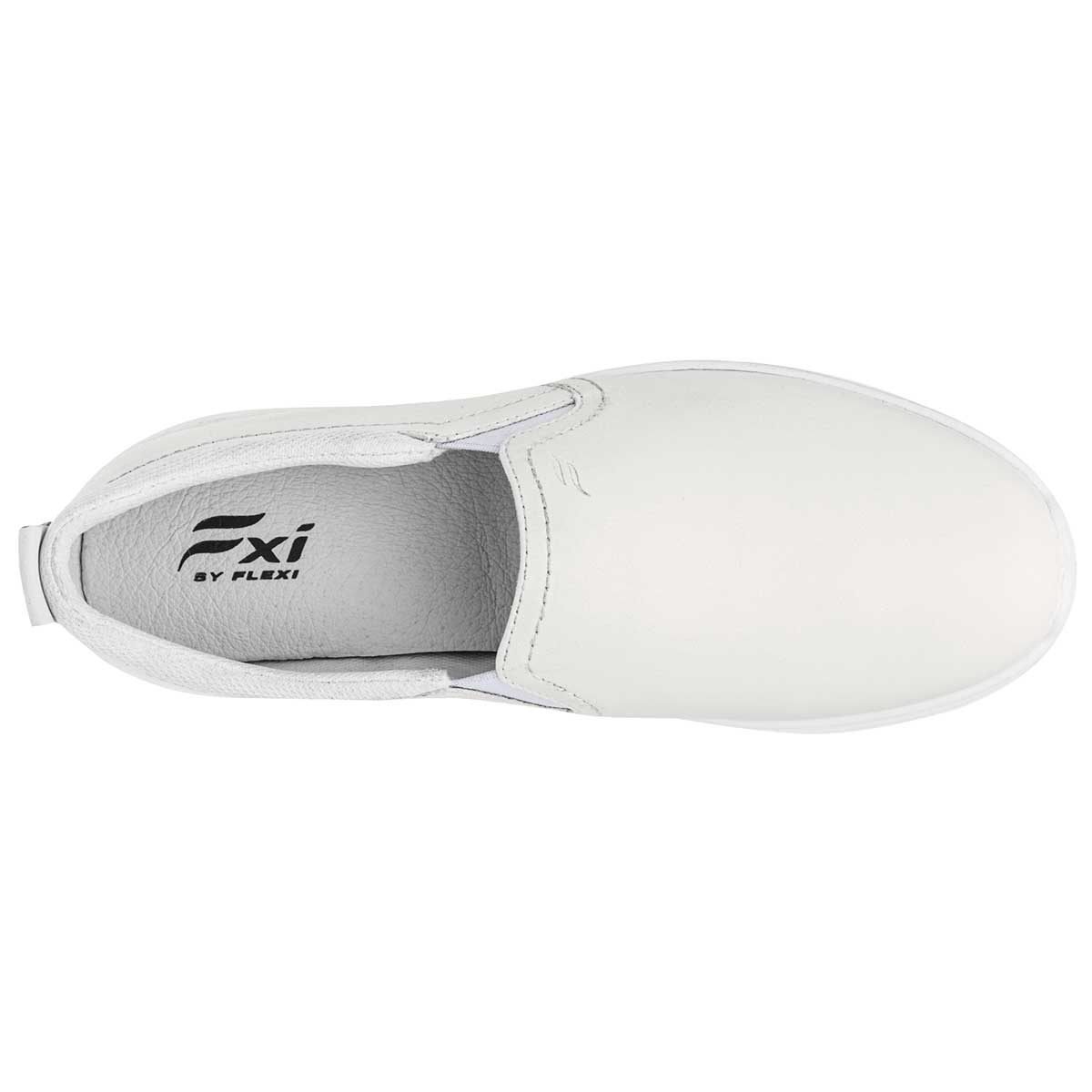 Zapato Mary Jane Exterior Piel Color Blanco Para Mujer De Flexi