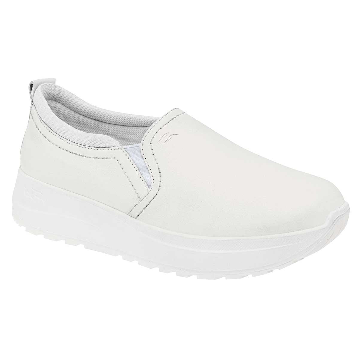 Zapato Mary Jane Exterior Piel Color Blanco Para Mujer De Flexi