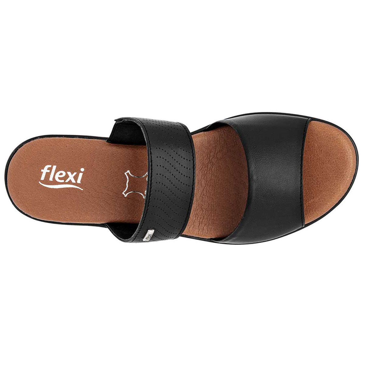 Sandalias con plataforma Exterior Piel Color Negro Para Mujer De FLEXI