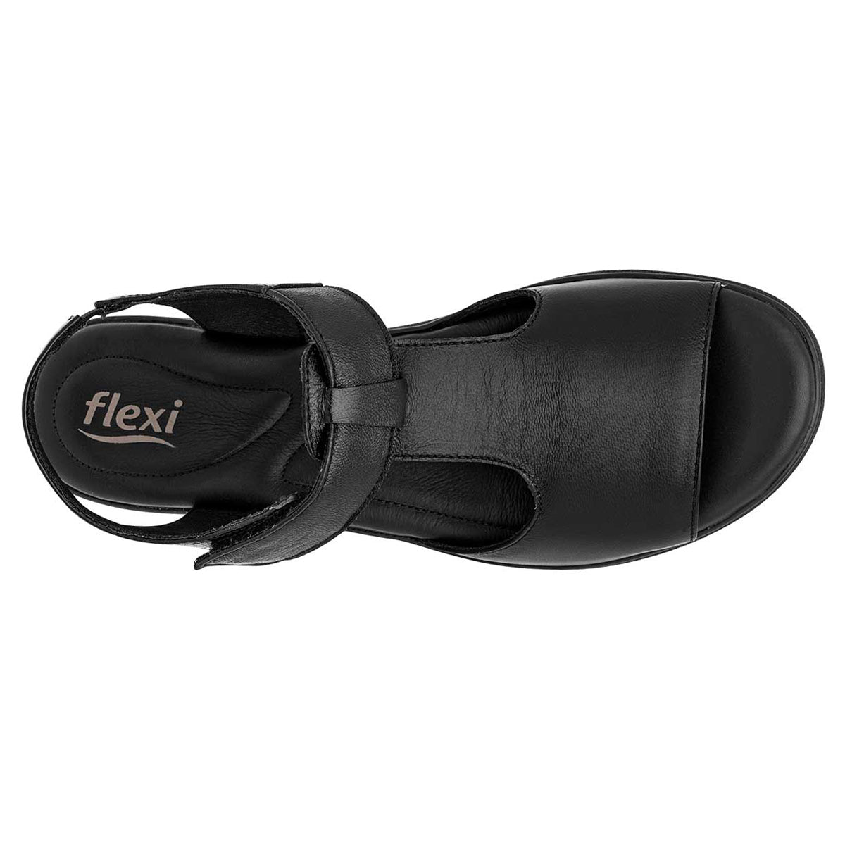 Sandalias con plataforma Exterior Piel Color Negro Para Mujer De FLEXI