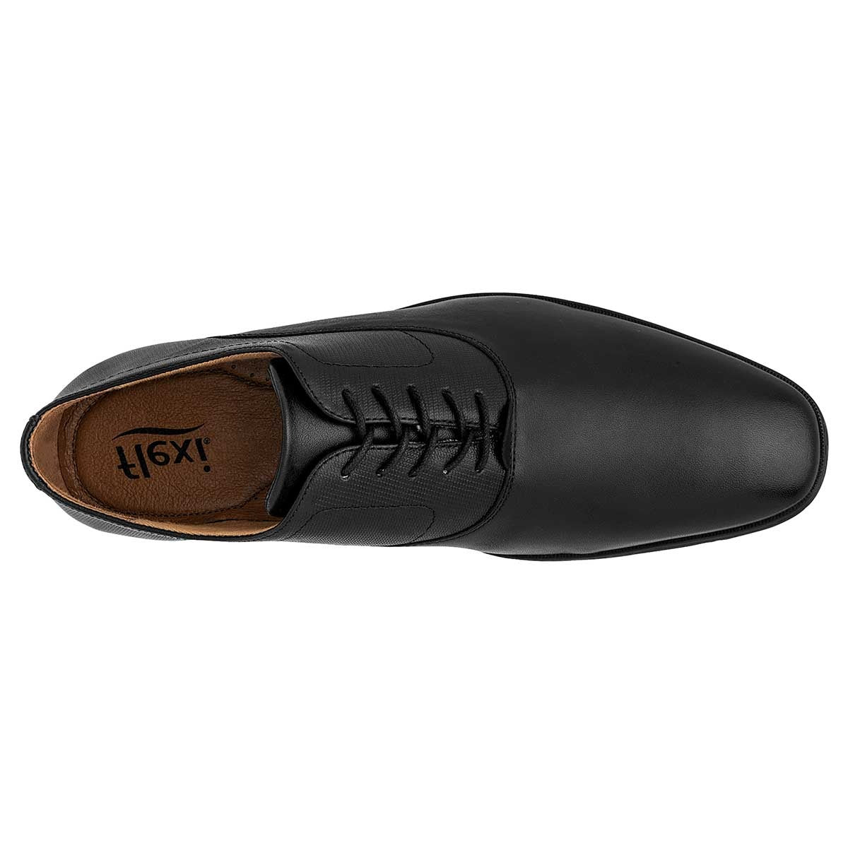 Zapatos de vestir Exterior Piel Color Negro Para Hombre De Flexi