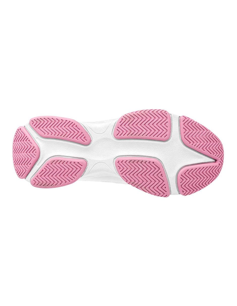 Tenis tipo Deportivo Exterior Sintético Color Blanco Para Mujer De RBCOLLECTION