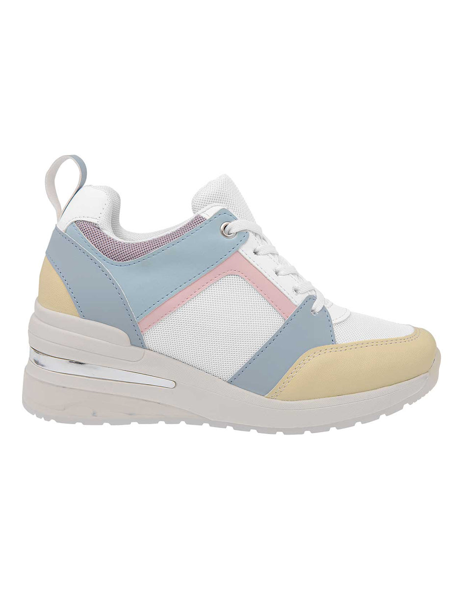 Tenis tipo Deportivo Exterior Sintético Color Multicolor Para Mujer De RBCOLLECTION