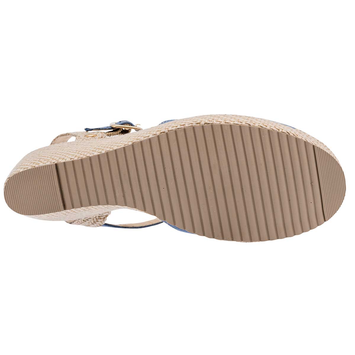 Sandalias con plataforma Exterior Textil Color Azul Para Mujer De MORAMORA