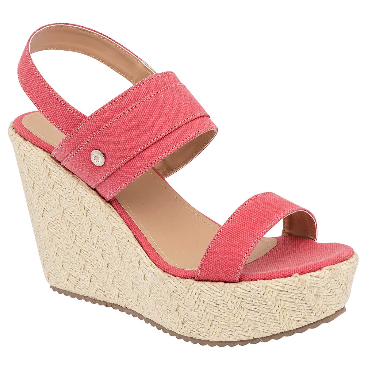 Sandalias con plataforma Exterior Textil Color Rosa Para Mujer De MORAMORA