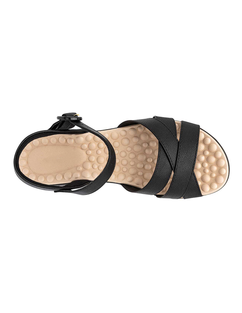 Sandalias con plataforma Exterior Piel sintética Color Negro Para Mujer De RBCOLLECTION