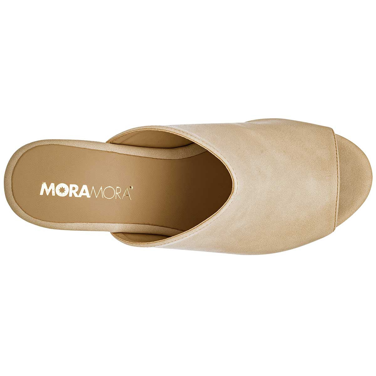 Sandalias con plataforma Exterior Sintético Color Beige  Para Mujer  De Moramora