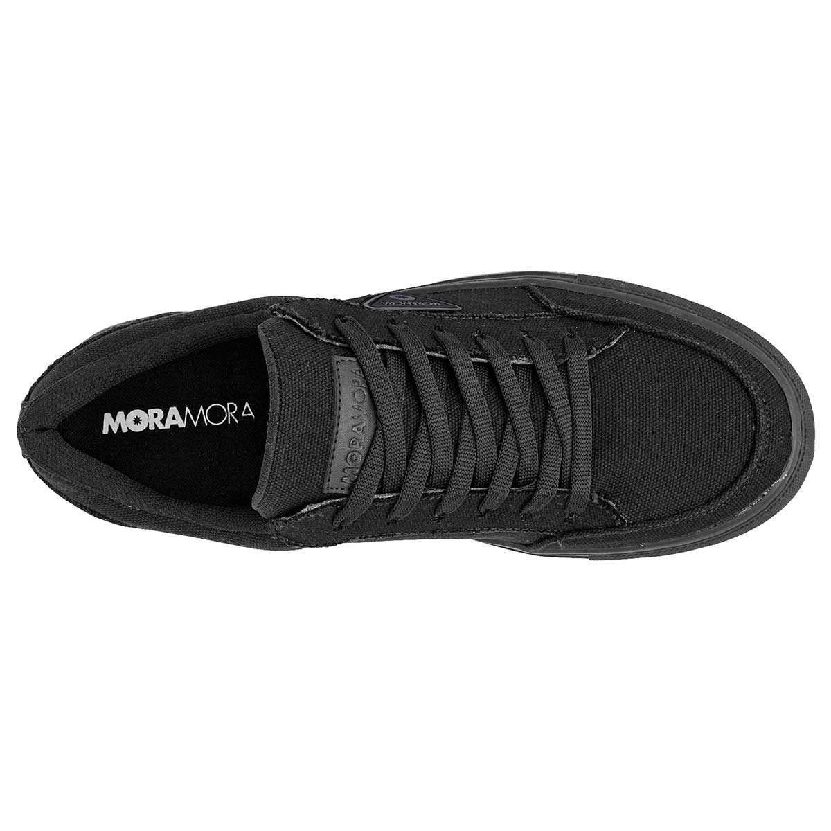 Tenis Skate Exterior Textil Color Negro Para Hombre De Moramora