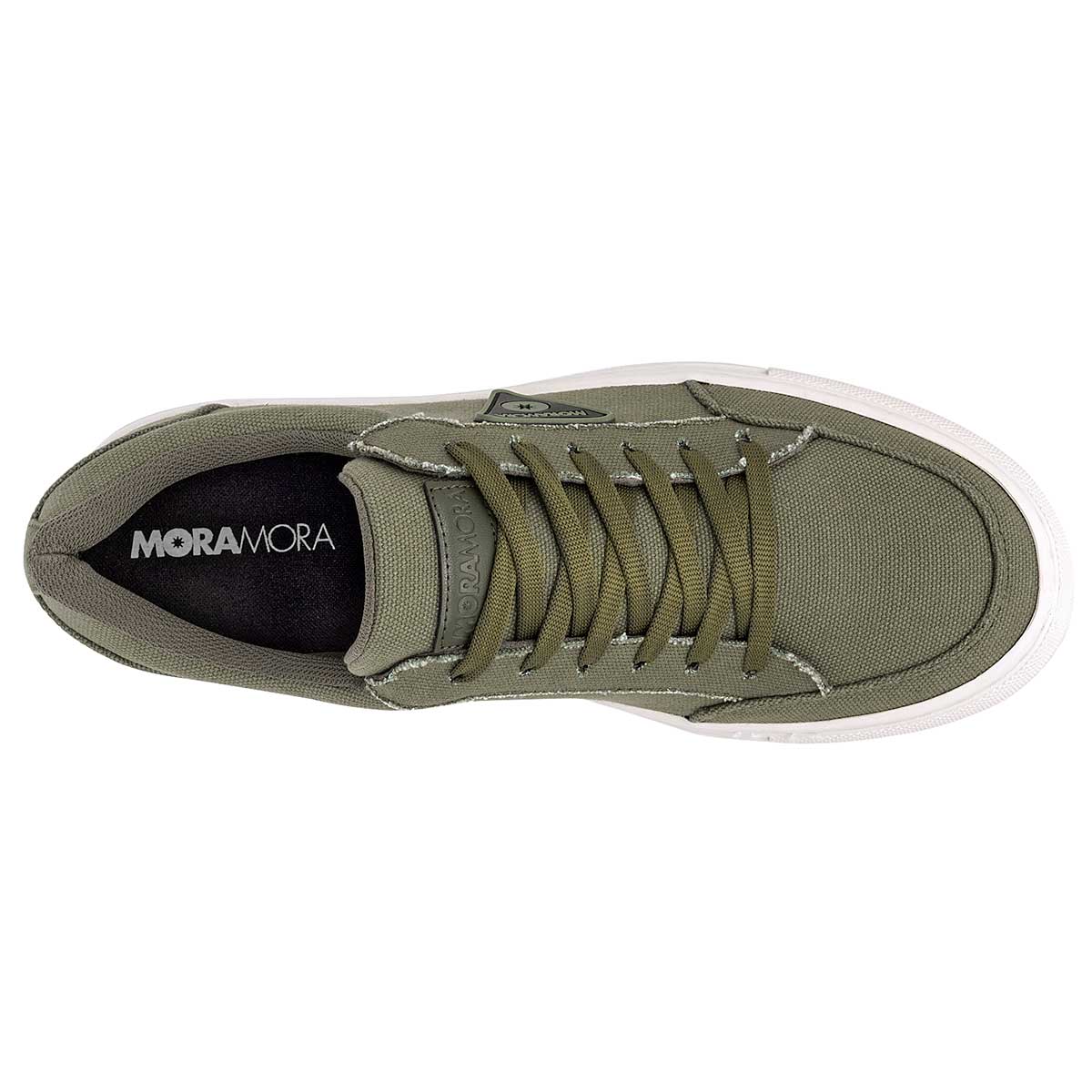 Tenis Skate Exterior Textil Color Olivo Para Hombre De Moramora