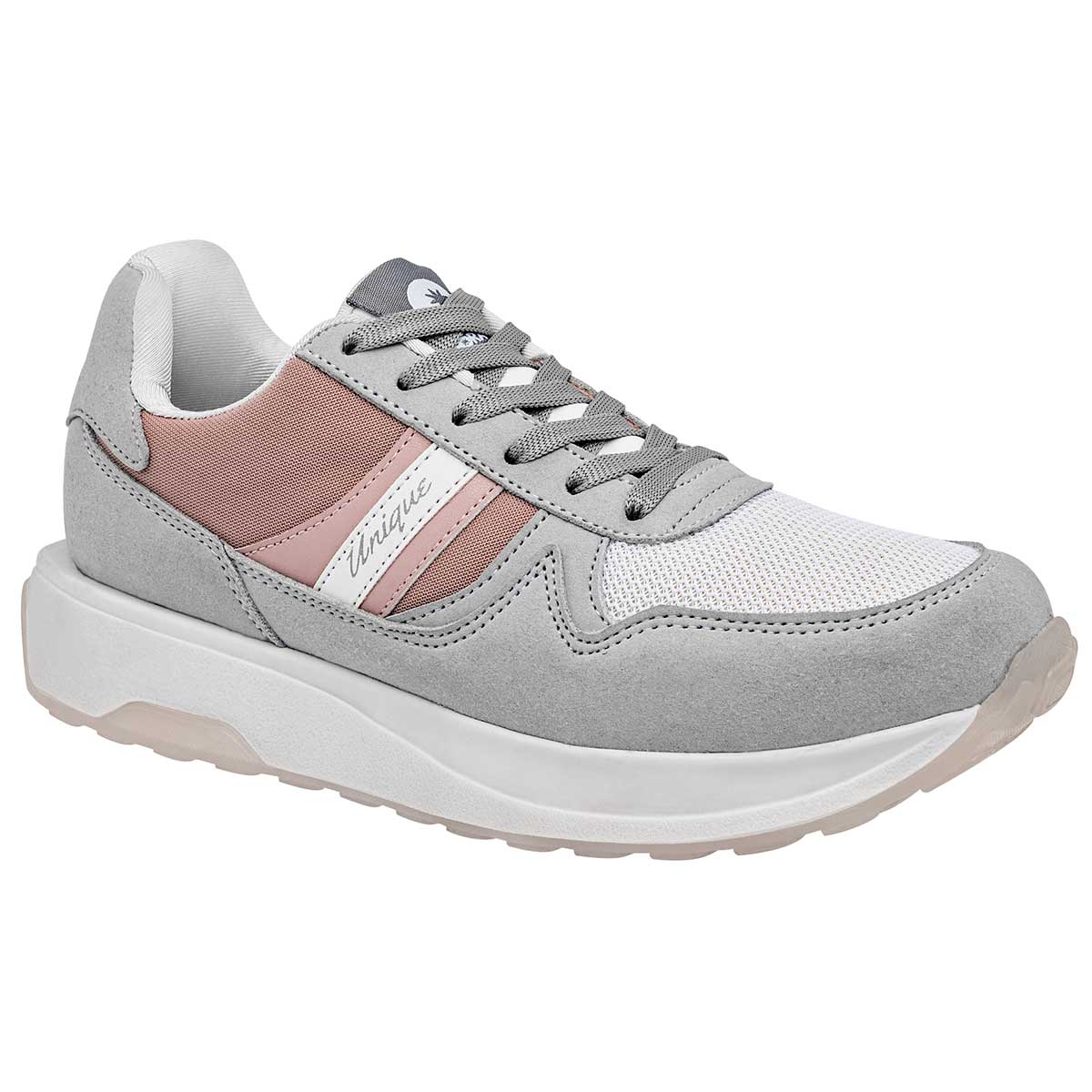 Tenis tipo Deportivo Exterior Textil Color Gris Para Mujer De Mora Mora