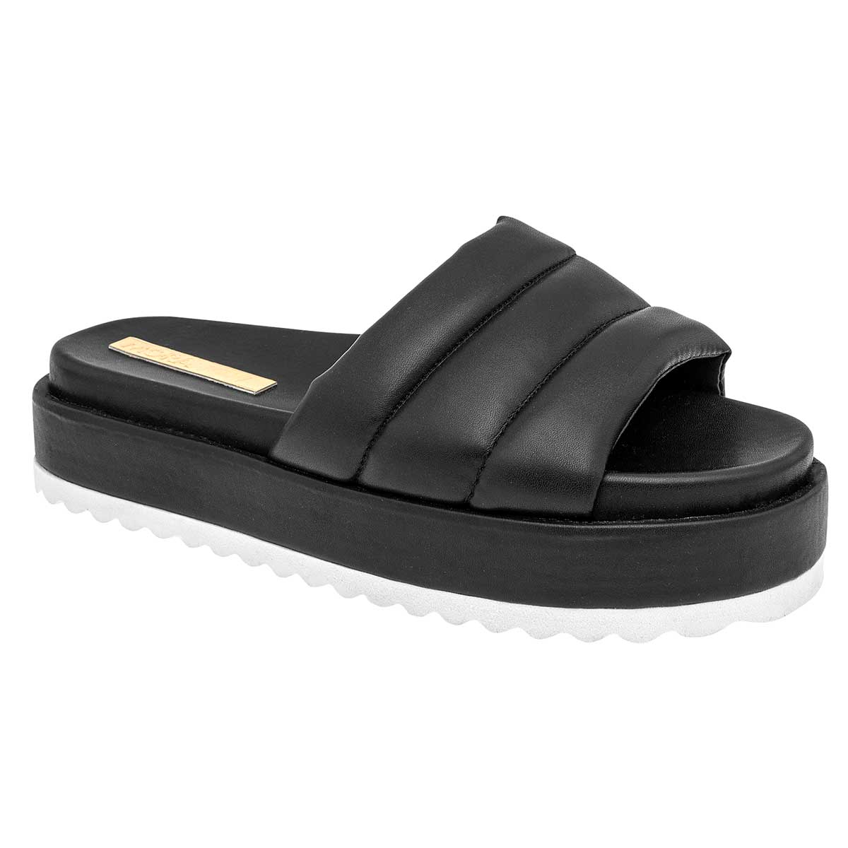 Sandalias con plataforma Exterior Piel sintética Color Negro Para Mujer De MORAMORA