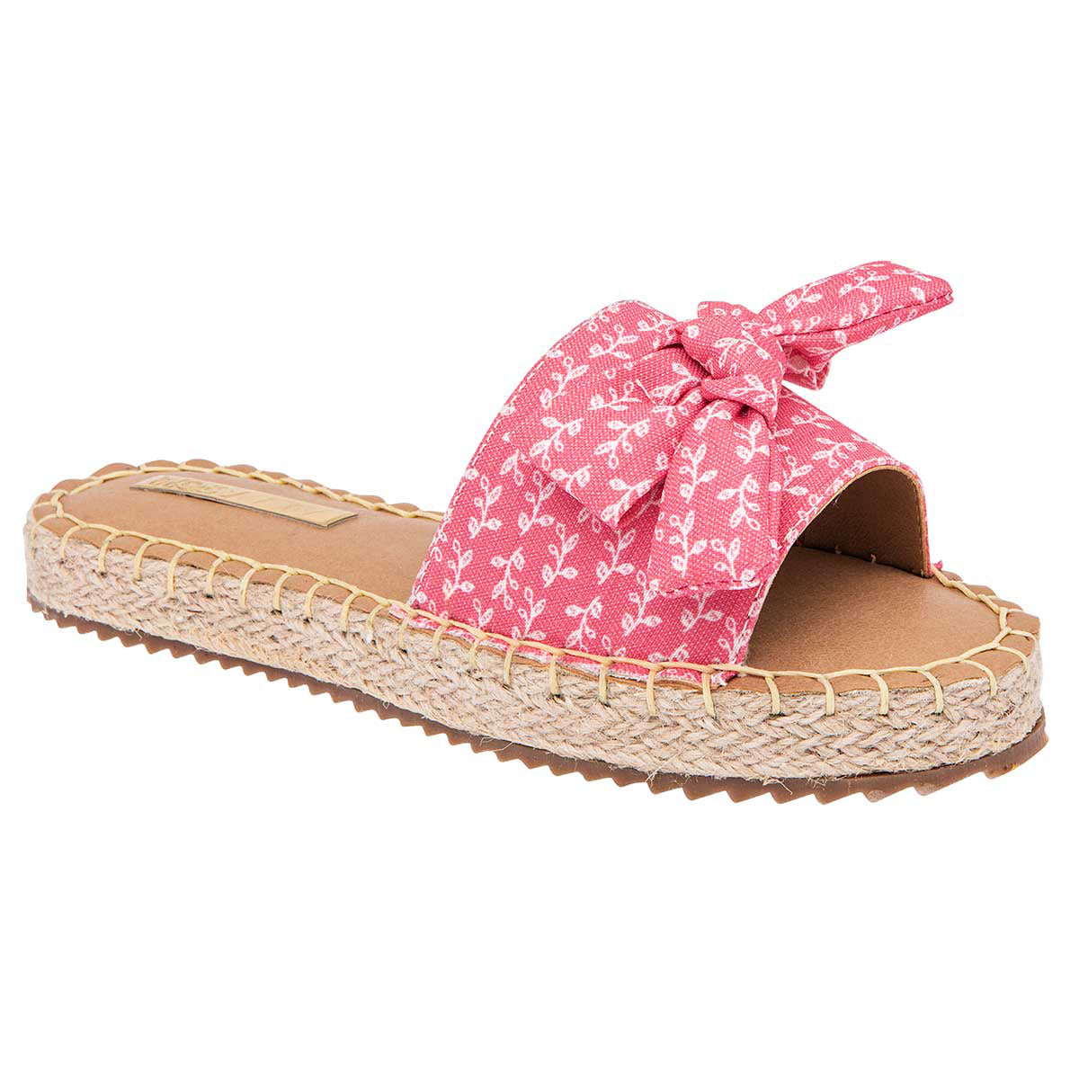 Sandalias de piso Exterior Textil Color Rosa Para Mujer De MORAMORA