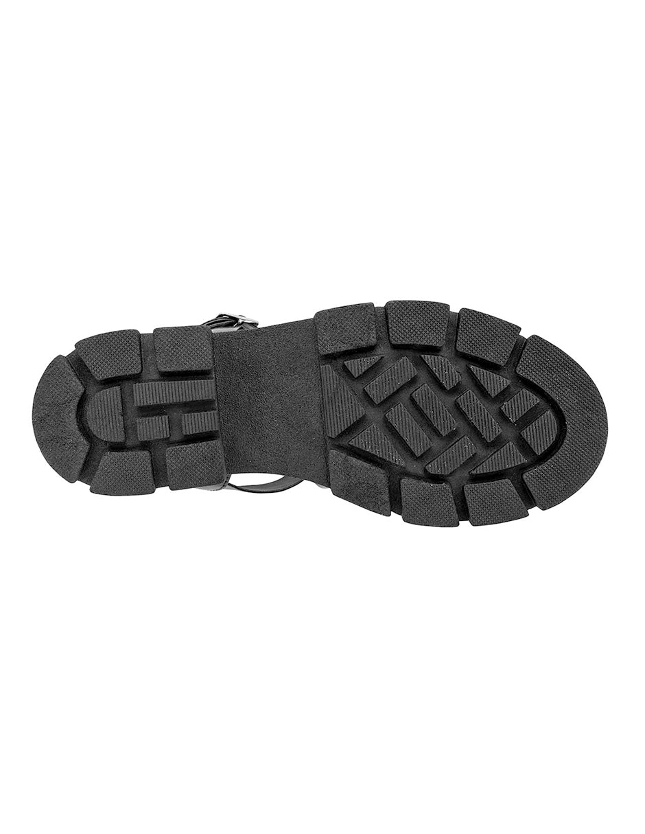 Sandalias con plataforma Exterior Piel sintética Color Negro Para Mujer De RBCOLLECTION