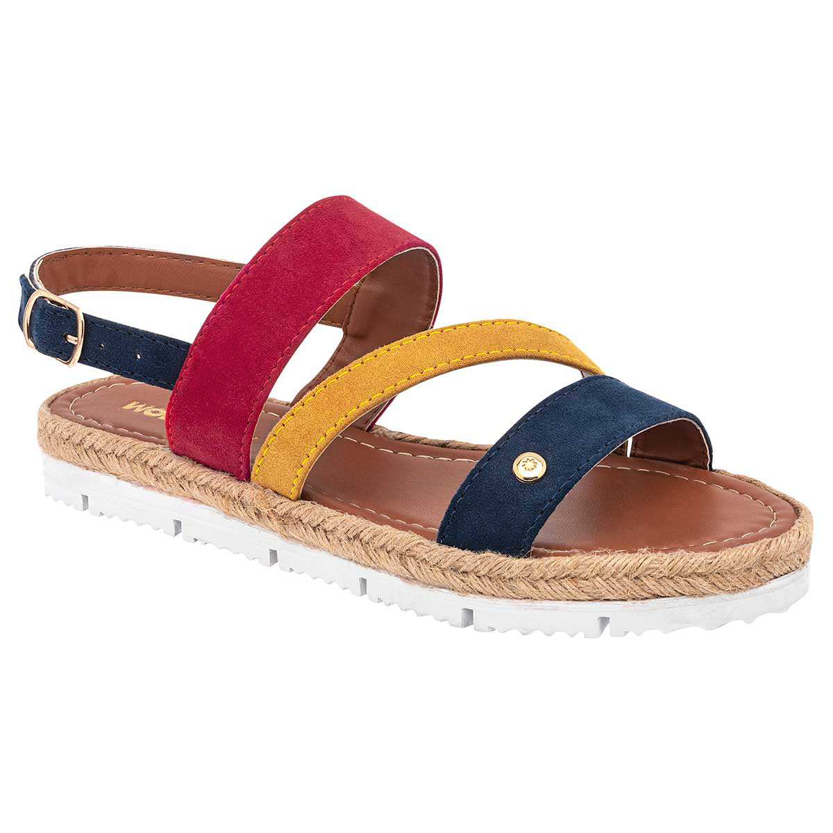 Sandalias de piso Exterior Piel sintética Color Marino Para Mujer De MORAMORA