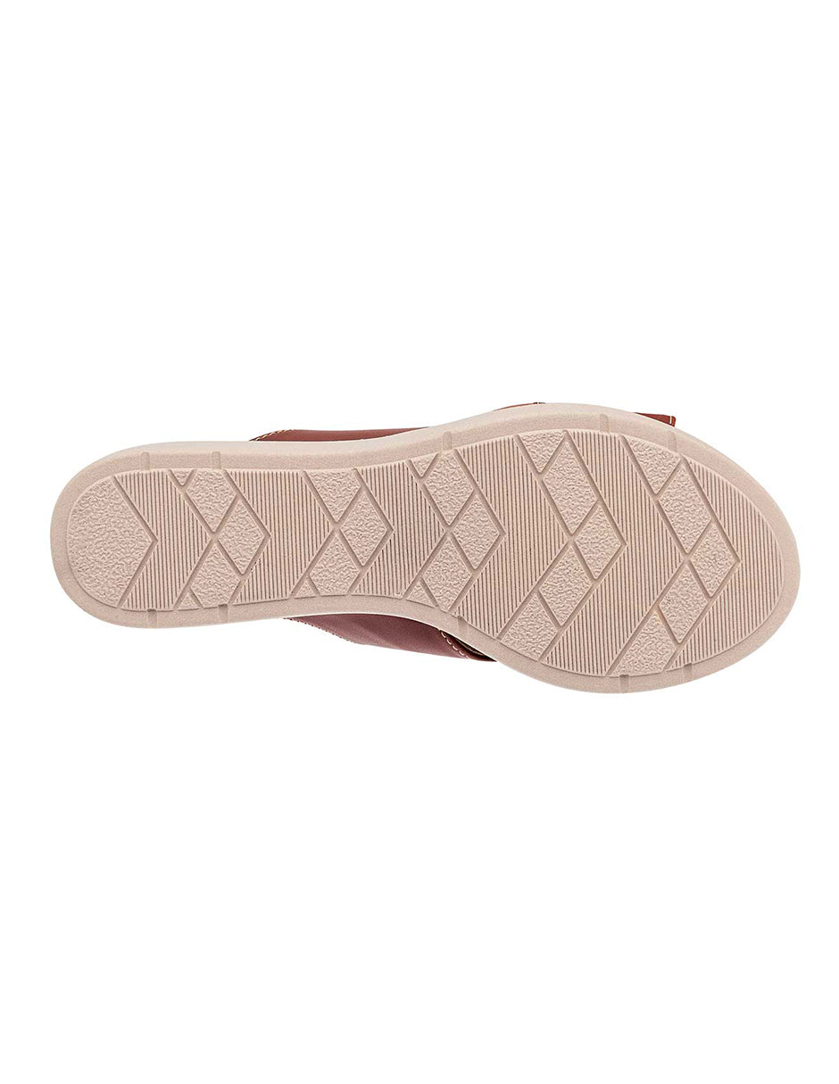 Sandalias con plataforma Exterior Piel sintética Color Café Para Mujer De RBCOLLECTION