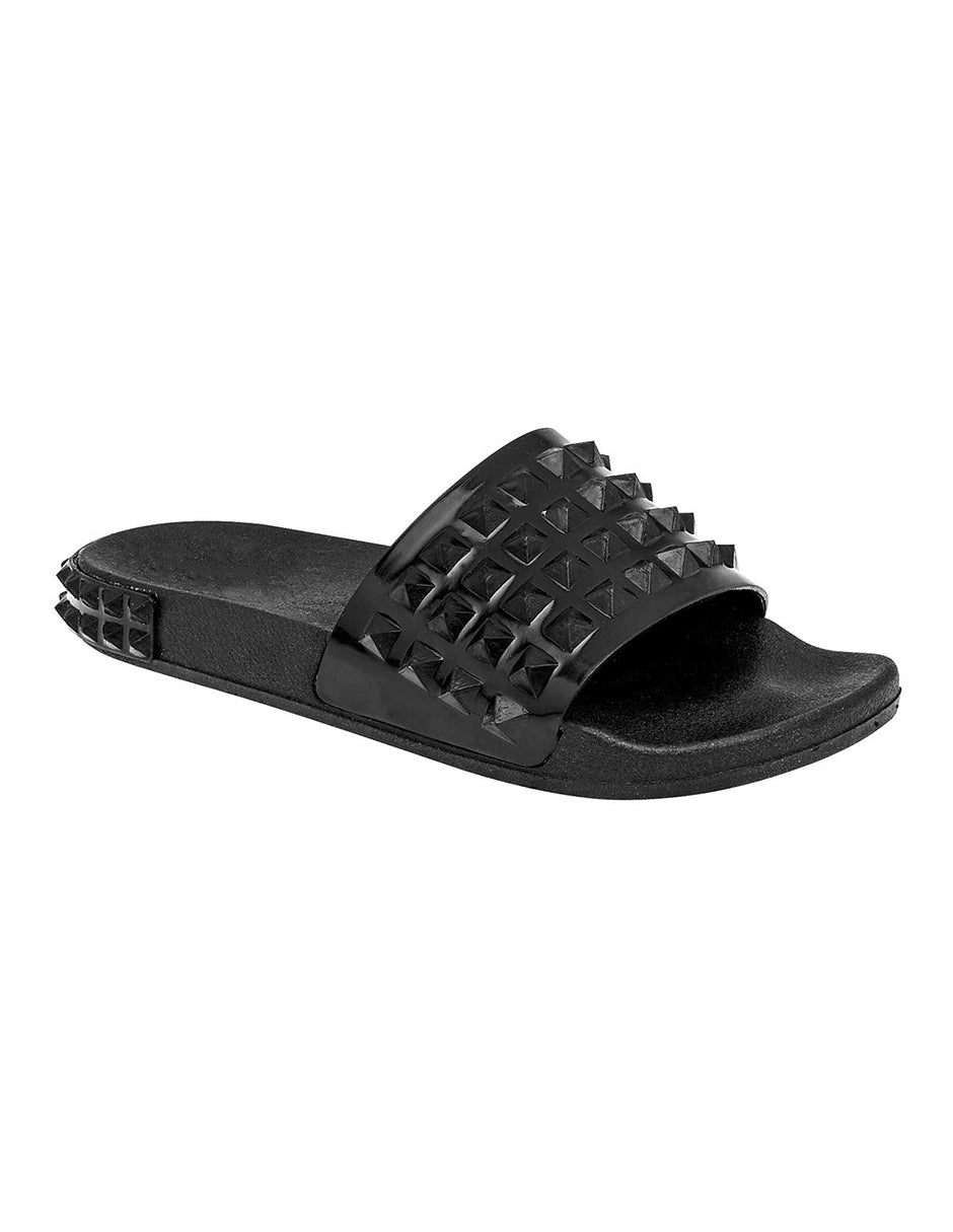 Sandalias clásicas Exterior Sintético Color Negro Para Mujer De RBBASICS