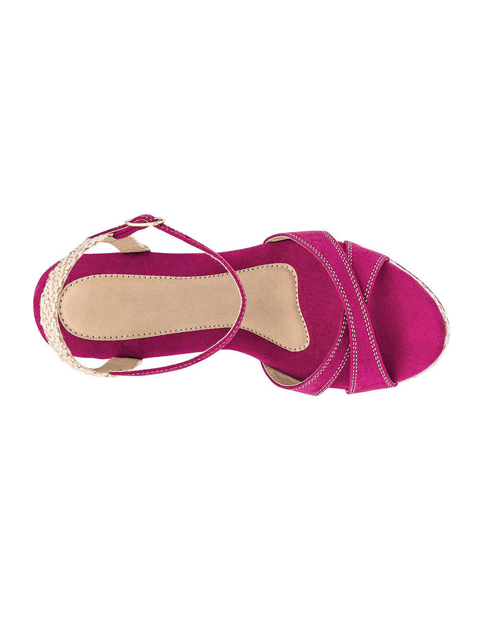 Sandalias con plataforma Exterior Piel sintética Color Rosa Para Mujer De RBBASICS