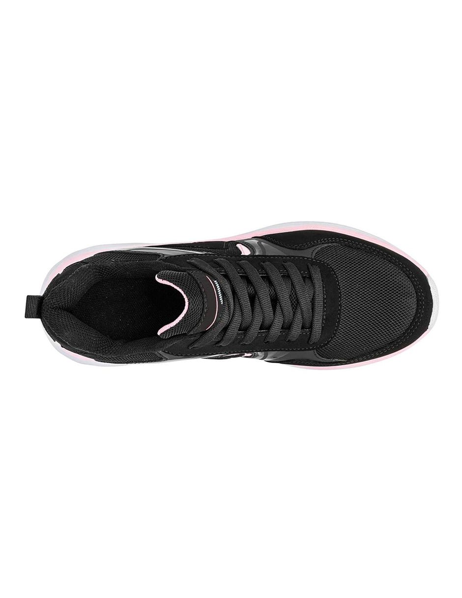 Tenis para Entrenamiento Exterior Textil Color Negro Para Mujer De RBCOLLECTION