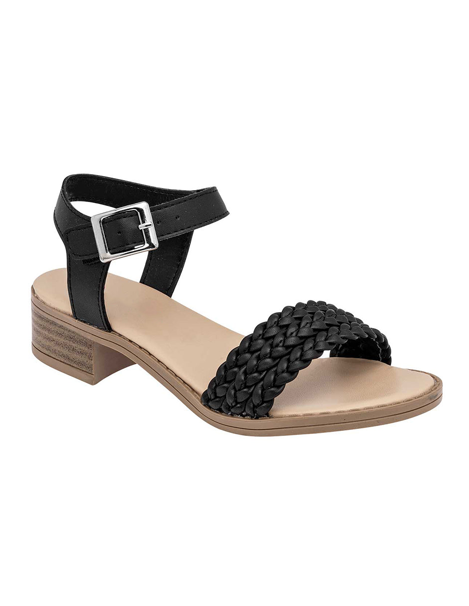 Sandalias de piso Exterior Piel sintética Color Negro Para Mujer De RBCOLLECTION