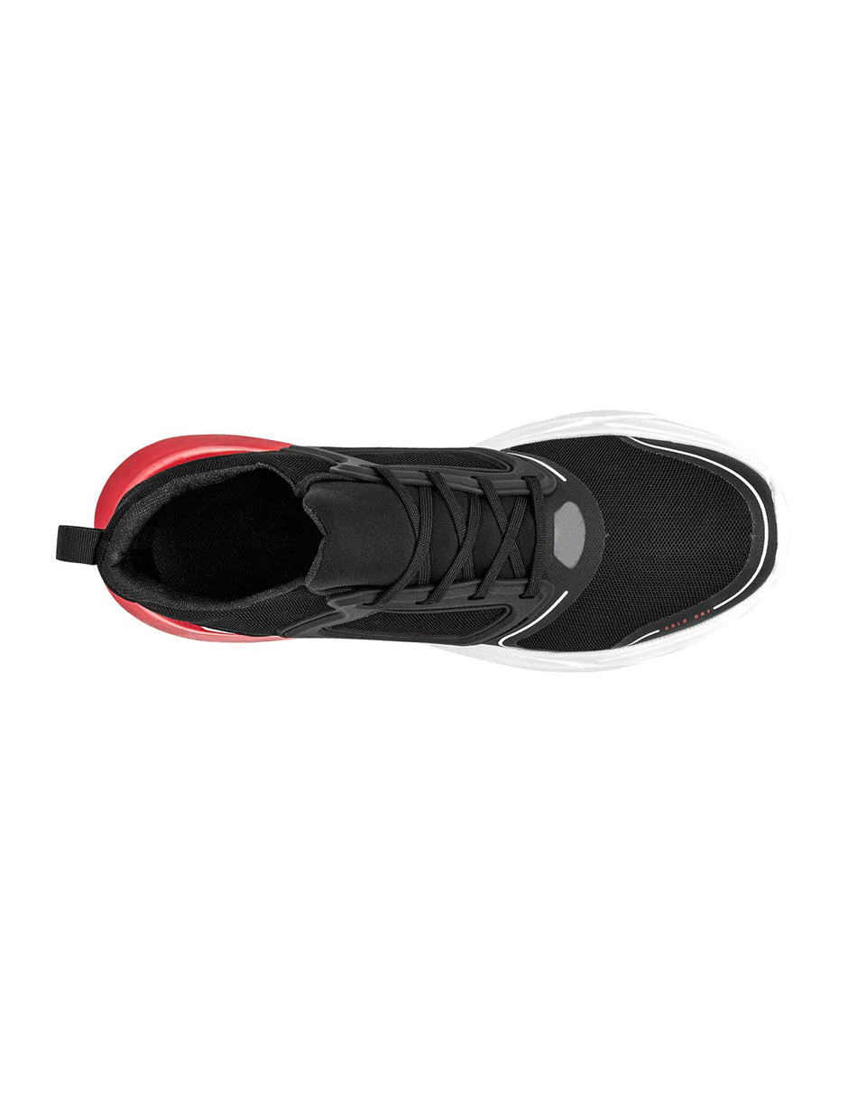 Tenis Tipo deportivo Exterior Textil Color Negro Con Rojo Para Hombre De RBCOLLECTION