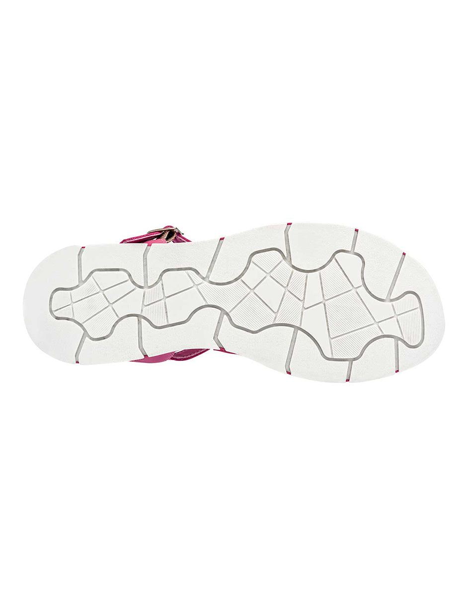 Sandalias de piso Exterior Piel sintética Color Rosa Para Mujer De RBCOLLECTION