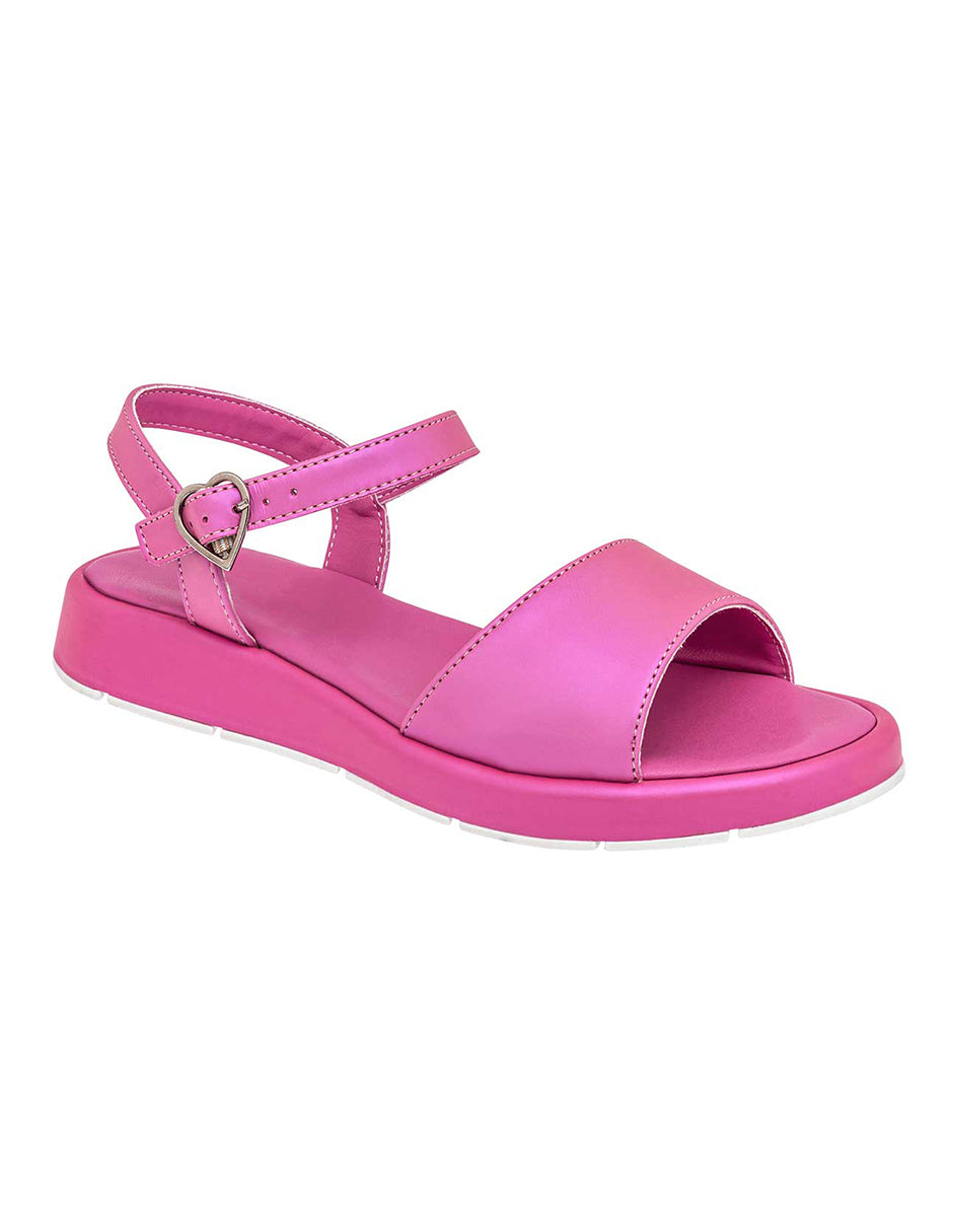 Sandalias de piso Exterior Piel sintética Color Rosa Para Mujer De RBCOLLECTION