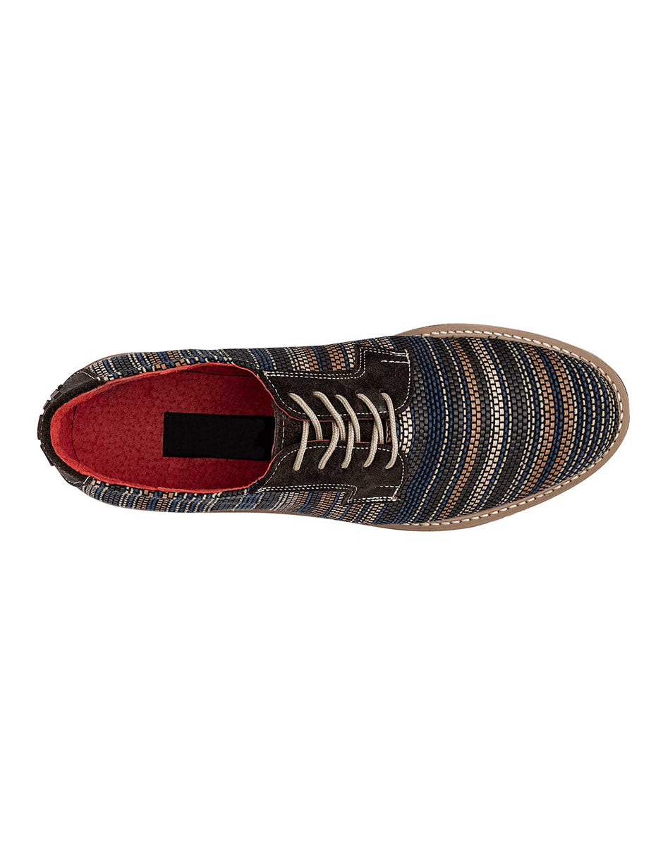 Mocasines Exterior Textil Color Café Para Hombre De RBCOLLECTION