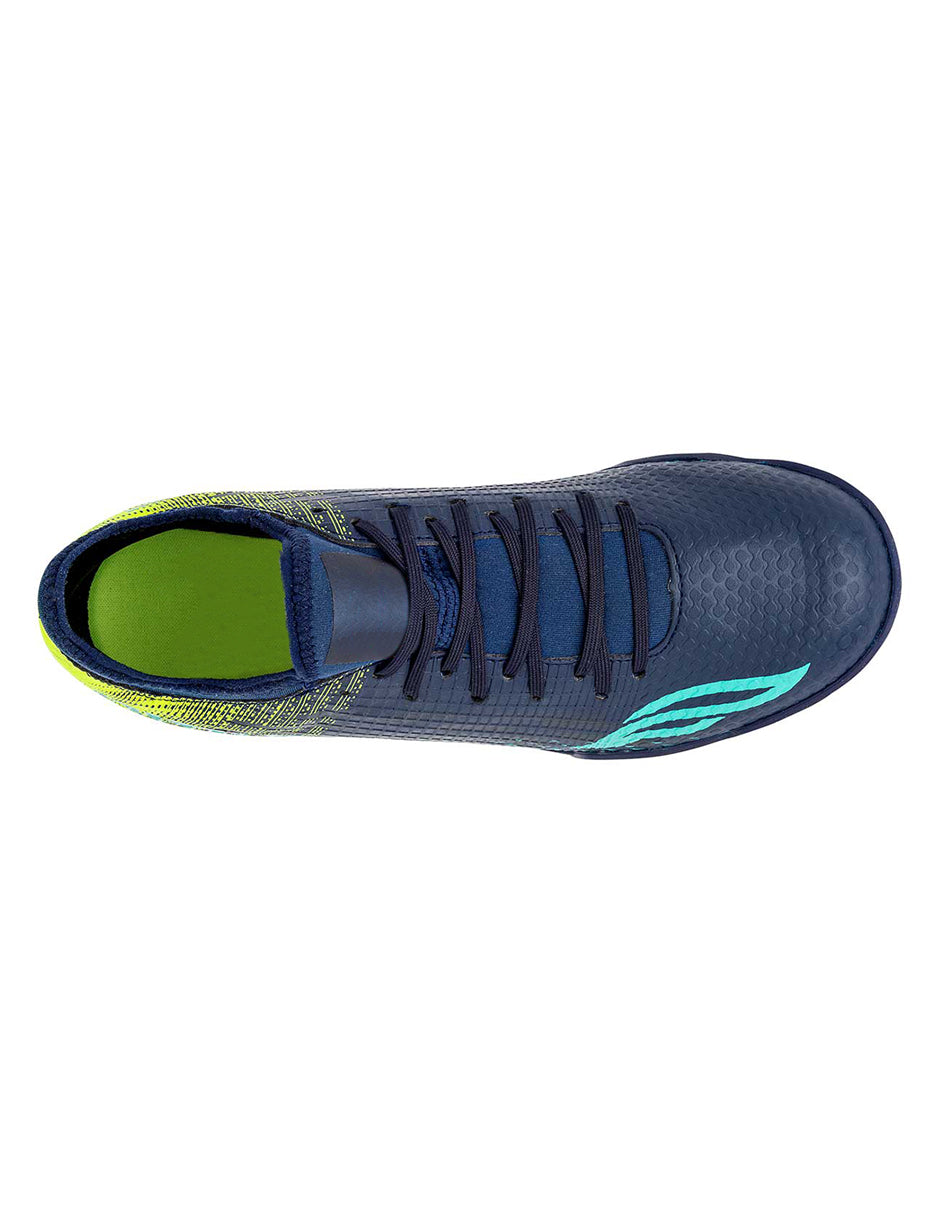 Tenis para Fútbol Exterior Sintético Color Marino Para Hombre De RBBASICS