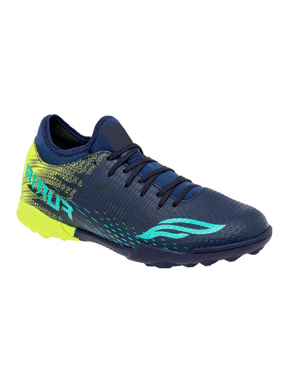 Tenis para Fútbol Exterior Sintético Color Marino Para Hombre De RBBASICS