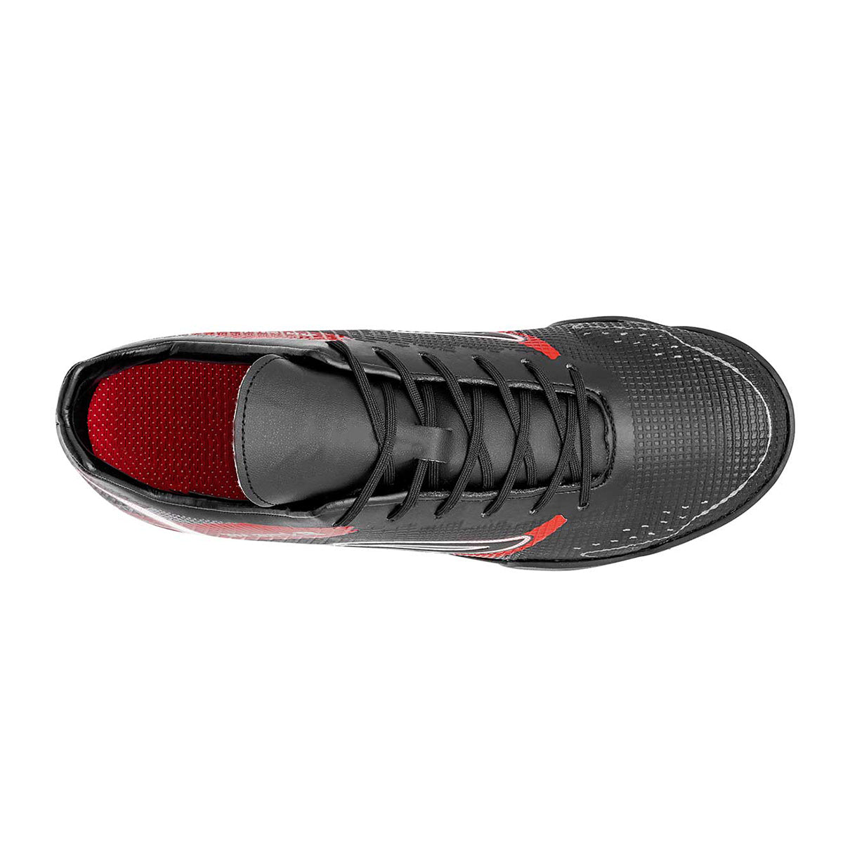 Tenis para Fútbol Exterior Sintético Color Negro Con Rojo Para Mujer De RBCOLLECTION