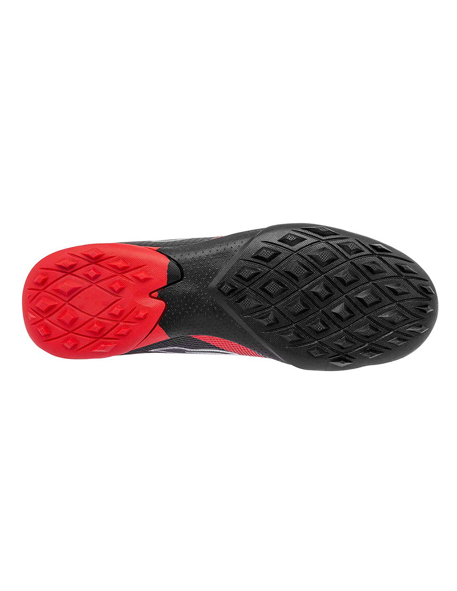 Tenis para Fútbol Exterior Sintético Color Negro Con Rojo Para Hombre De RBBASICS