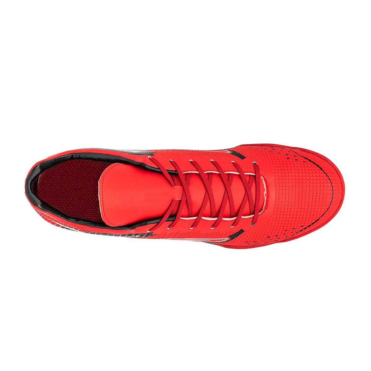 Tenis para Fútbol Exterior Sintético Color Rojo Con Negro Para Mujer De RBCOLLECTION